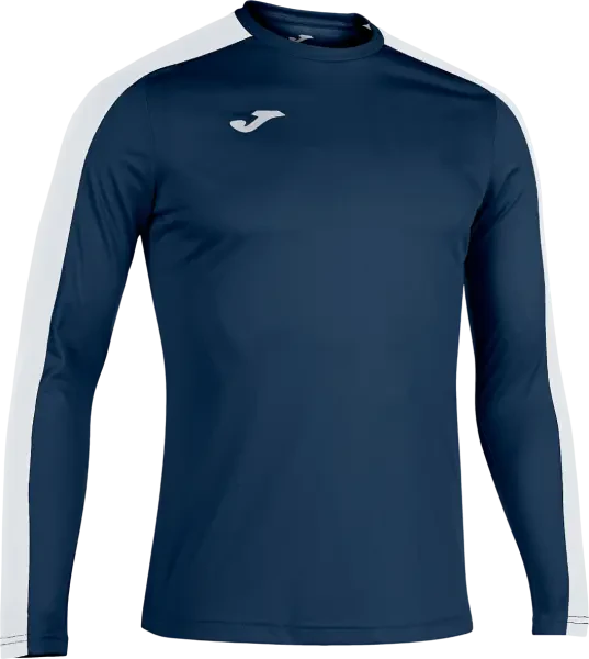 Joma Academy III Long Sleeve Shirt - Dark Navy / White