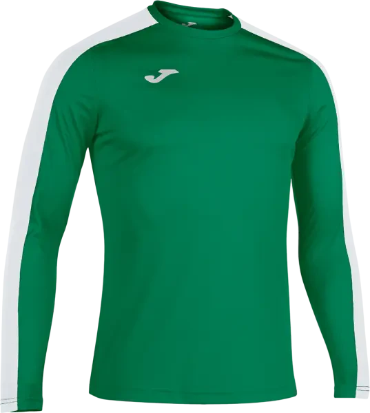 Joma Academy III Long Sleeve Shirt- Green / White