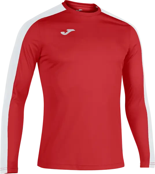 Joma Academy III Long Sleeve Shirt - Red / White