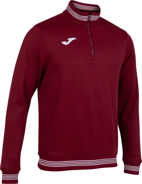 Joma Campus III 1/4 Zip Sweatshirt - Burgundy