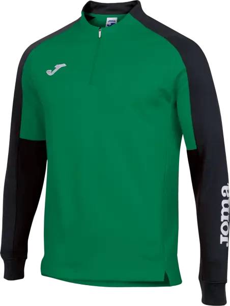 Joma Eco Championship 1/4 Zip Sweatshirt - Green / Black