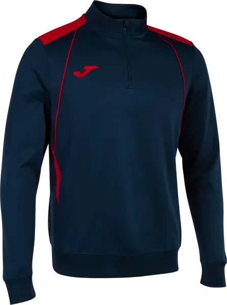 Joma Championship VII 1/4 Zip Sweatshirt - Navy / Red