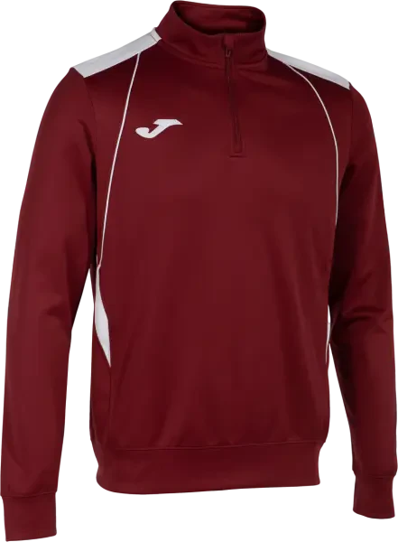 Joma Championship VII 1/4 Zip Sweatshirt - Burgundy / White