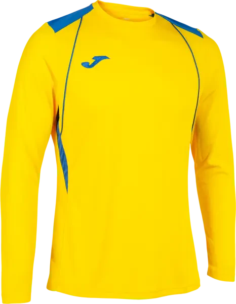 Joma Championship VII Long Sleeve Shirt - Yellow / Royal