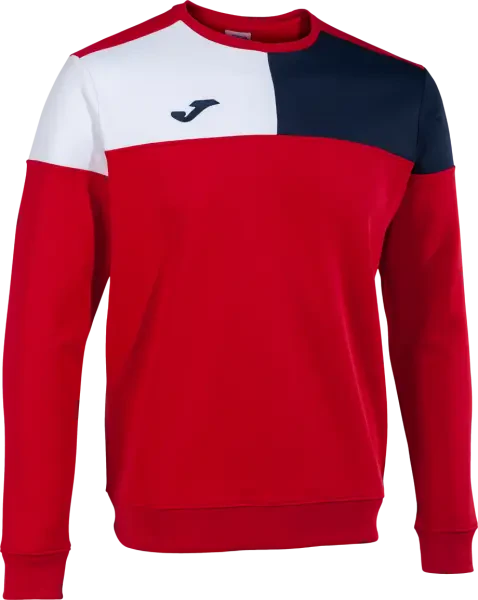 Joma Crew V Sweatshirt - Red / Navy / White