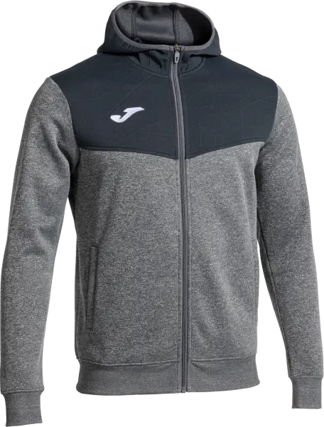 Joma Campus Street Full Zip Hoodie - Grey Melange