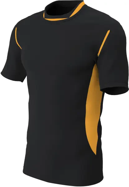 Chadwick Teamwear Pro Training T-Shirt - Black / Amber