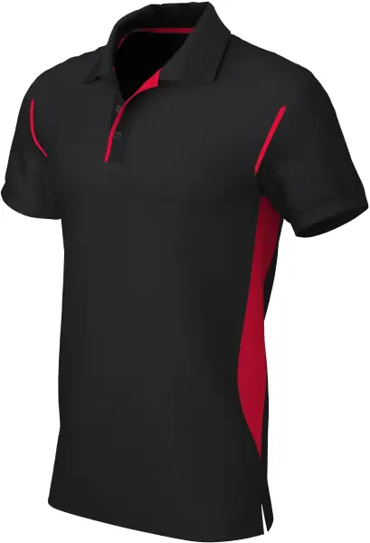 Chadwick Teamwear Pro Premium Polo - Black / Red
