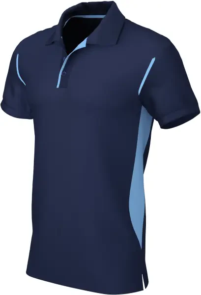 Chadwick Teamwear Pro Premium Polo - Navy / Sky