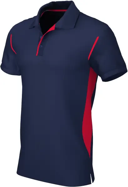 Chadwick Teamwear Pro Premium Polo - Navy / Red