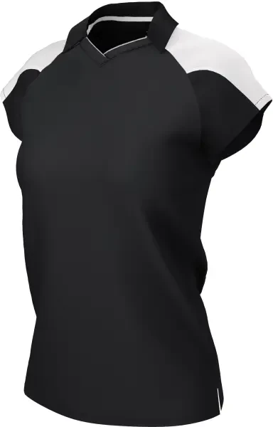 Chadwick Teamwear Igen Female Polo Shirt - Black / White