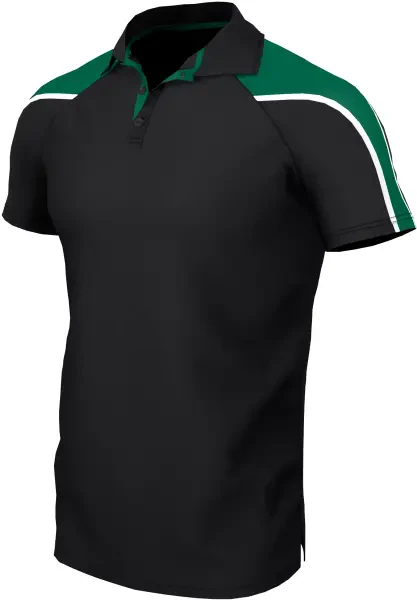 Chadwick Teamwear Igen Unisex Polo Shirt - Black / Bottle
