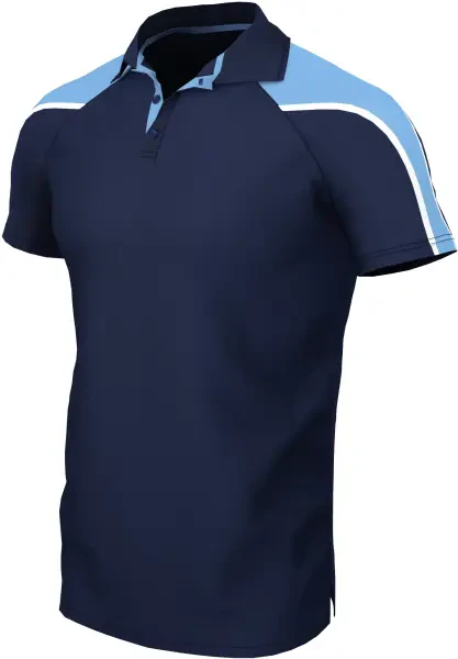 Chadwick Teamwear Igen Unisex Polo Shirt - Navy / Sky