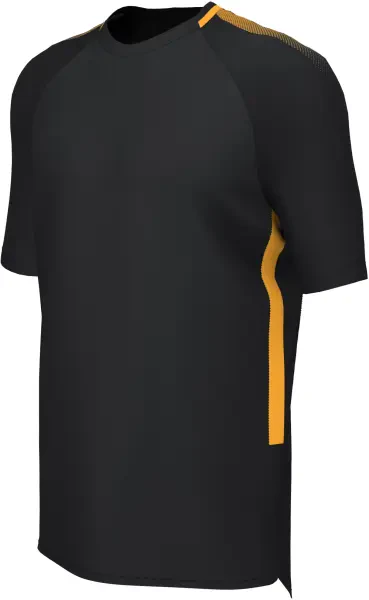 Chadwick Teamwear Edge Pro Training T-Shirt - Black / Amber