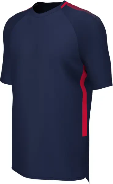 Chadwick Teamwear Edge Pro Training T-Shirt - Navy / Red