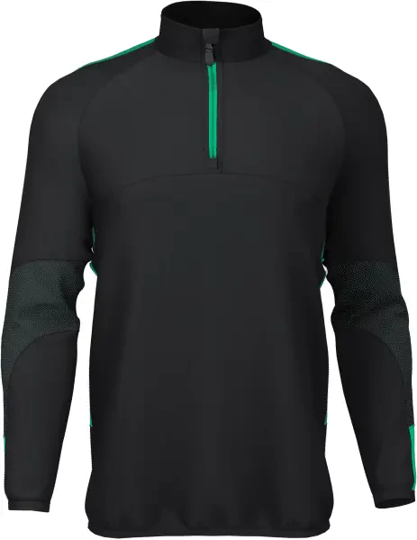 Chadwick Teamwear Edge Pro Team Midlayer - Black / Emerald