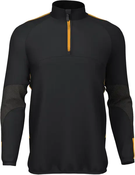 Chadwick Teamwear Edge Pro Team Midlayer - Black / Amber