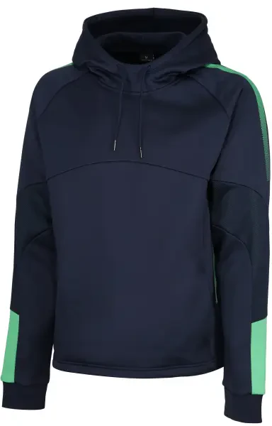 Chadwick Teamwear Edge Pro Tech Poly Hoodie - Navy / Emerald
