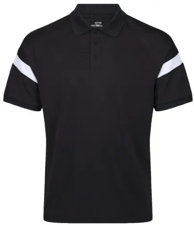 Chadwick Teamwear Kinetic Tech Polo Shirt - Black / White