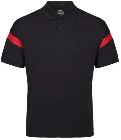 Chadwick Teamwear Kinetic Tech Polo Shirt - Black / Red