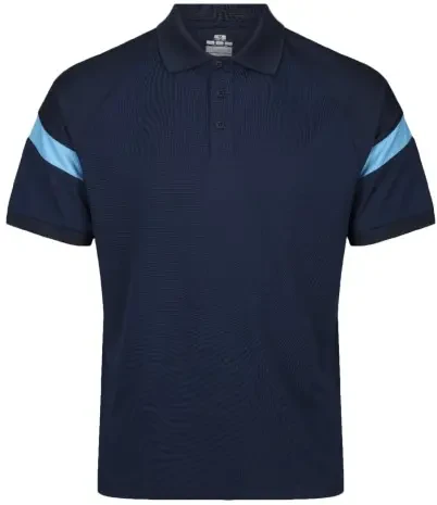 Chadwick Teamwear Kinetic Tech Polo Shirt - Navy / Sky