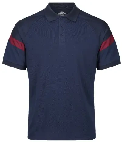 Chadwick Teamwear Kinetic Tech Polo Shirt - Navy / Maroon