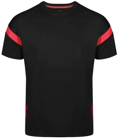 Chadwick Teamwear Kinetic Tech T-Shirt - Black / Red