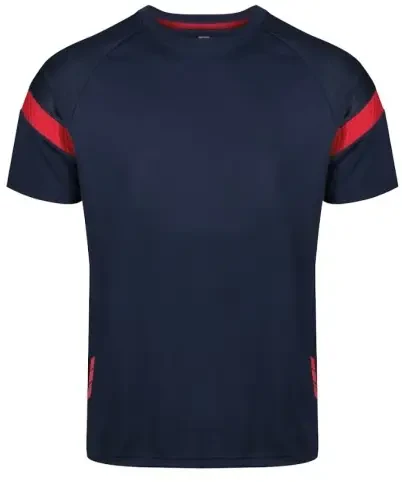 Chadwick Teamwear Kinetic Tech T-Shirt - Navy / Red