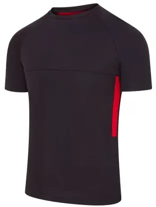 Chadwick Teamwear Igen Unisex Tech T-Shirt - Black / Red