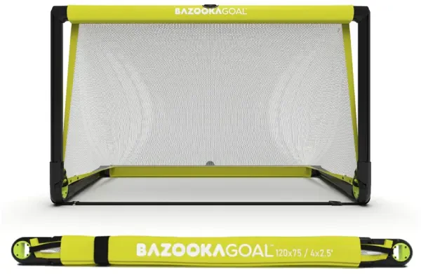 Bazooka Goal - 4' x 2.5' x 2.5' (PVC) - Yellow / White