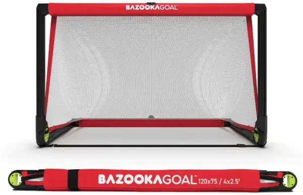 Bazooka Goal - 4' x 2.5' x 2.5' (PVC) - Red / White