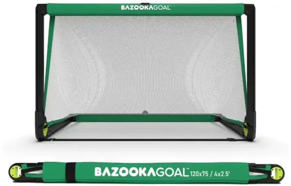 Bazooka Goal - 4' x 2.5' x 2.5' (PVC) - Green / White