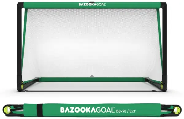 Bazooka Goal - 5' x 3' x 3' (PVC) - Green / White