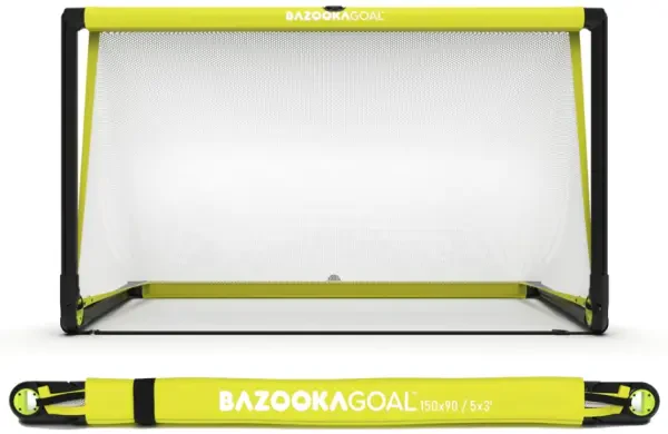 Bazooka Goal - 5' x 3' x 3' (PVC) - Yellow / White