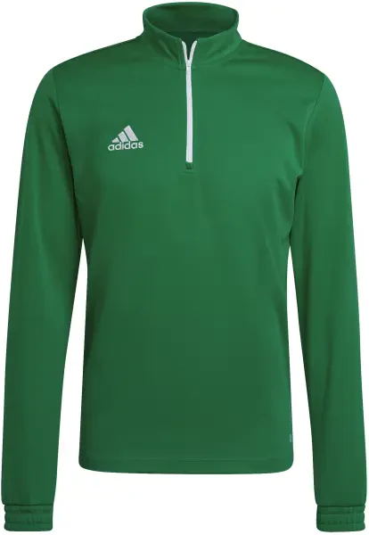 Adidas Entrada 22 1/4 Zip Training Top - Team Green / White
