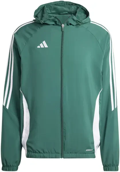 Adidas Tiro 24 Windbreaker - Team Dark Green / White