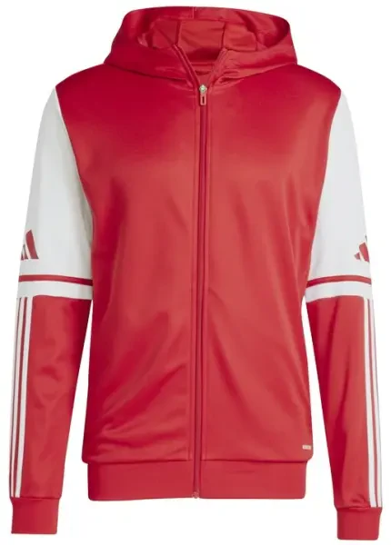Adidas Squadra 25 Full Zip Hoodie - Team Power Red / White