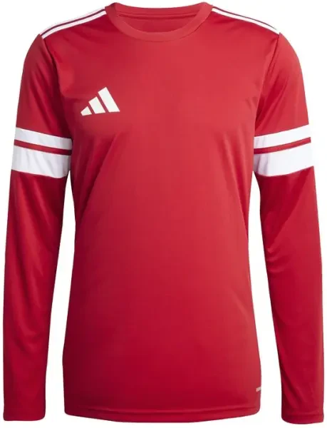 Adidas Squadra 25 Long Sleeve Jersey - Team Power Red / White