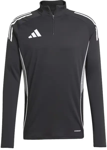 Adidas Tiro 25 Competition 1/4 Zip Training Top - Black / Team Grey Four