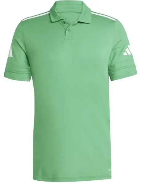 Adidas Squadra 25 Cotton Polo Shirt - Team Green / White