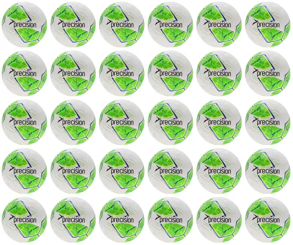 30 Multi-Buy Precision Fusion Sala Futsal Ball 2024 -White/Green - Size 4