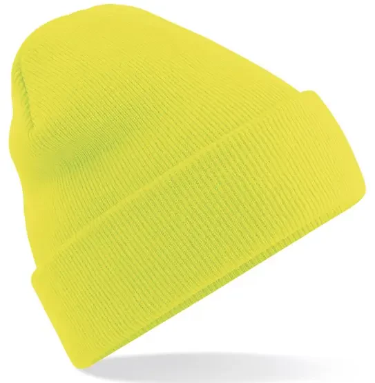 Beechfield Original Cuffed Beanie - Fluor Yellow