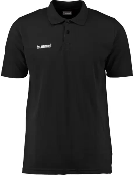 Hummel Core Hybrid Poly Polo - Black/White - Small (End of Line)