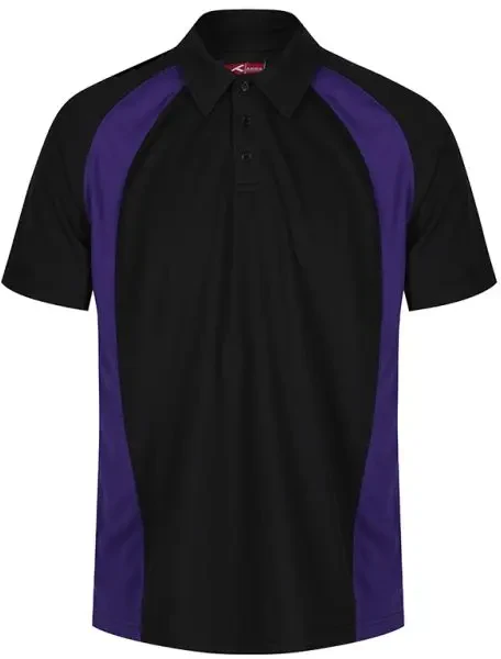 Akoa Sector Polo Shirt - Black / Purple