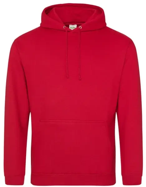 AWDis Just Hoods College Hoodie - Red Hot Chilli