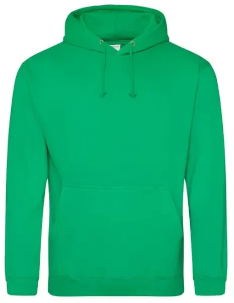 AWDis Just Hoods College Hoodie - Kelly Green