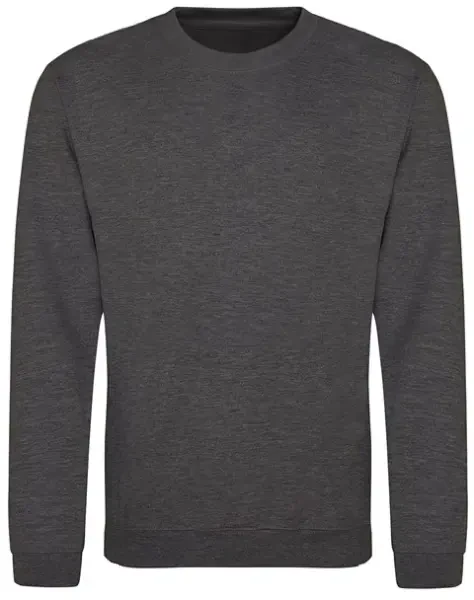 AWDis Just Hoods Crewneck Sweatshirt - Charcoal