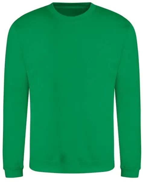 AWDis Just Hoods Crewneck Sweatshirt - Kelly Green