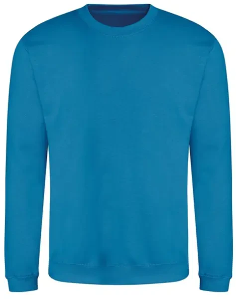 AWDis Just Hoods Crewneck Sweatshirt - Sapphire Blue