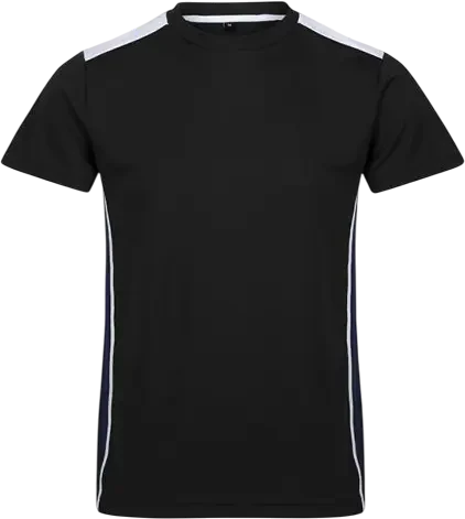 Akoa Pulse Crew Neck T-Shirt - Black / White